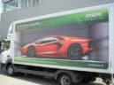 LKW Außenwerbung für Europcar in Wien