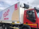 LKW Werbebanner für Bipa in Wiener Neudorf