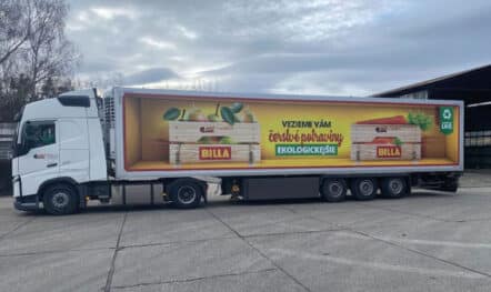 LKW Werbebanner NADRESS Senica