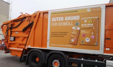 LKW Werbeplane für MA 48 in Wien