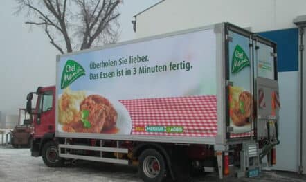 Movertising Chef Menü