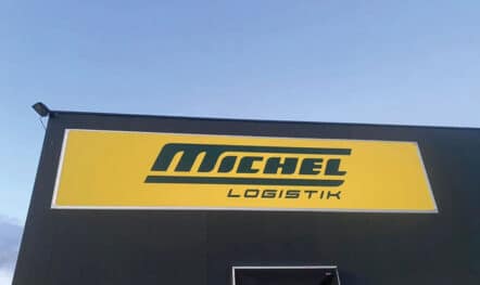 Plakatwand Michel Spedition Dettelbach