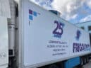 LKW Werbebanner für Frigologo in Maria Lanzendorf