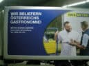 LKW Werbebanner für Metro in Vösendorf
