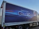 Truck advertising tarpaulin for A1 Telekom in Vienna