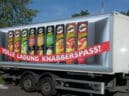 LKW Werbeplane für Pringles