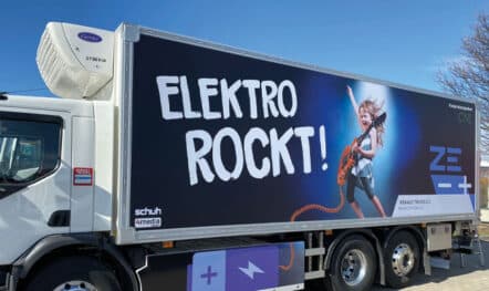 Werbeplane Renault E Truck Traiskirchen