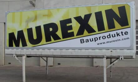 Werbewand Murexin Wiener Neustadt