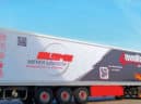 Outdoor advertising truck advertising tarpaulin for Meyer Logistik in Vorchdorf