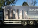 LKW Werbung für Mercedes Benz