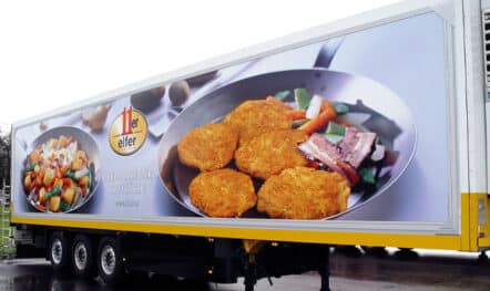 LKW Werbeplane für 11er