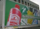 Truck advertising tarpaulin for Tana