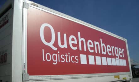 LKW Werbung Quehenberger