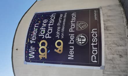Plakatwand Partsch Wiener Neustadt