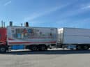 LKW Werbung für Meyer Logistik