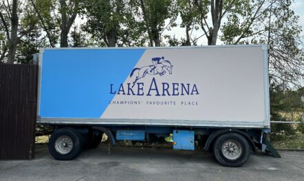 LKW Werbung für Lake Arena in Wiener Neustadt