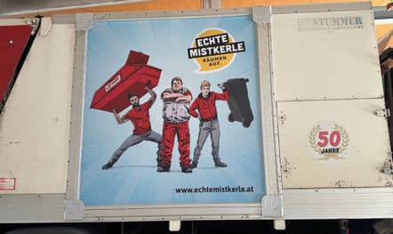 LKW Werbung für Echtemistkerle