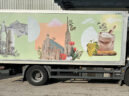 LKW Werbung für Varga