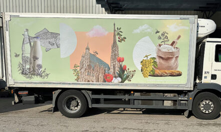 LKW Werbung Varga
