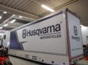 LKW Werbung für Husqvarna