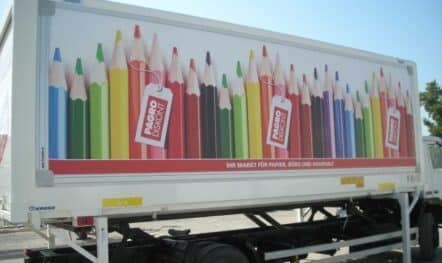LKW Werbung für Pagro