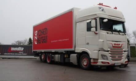 LKW Werbung für Rosenberger