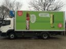 LKW Werbung für Eskimo
