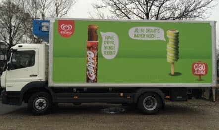 LKW Werbung_Eskimo