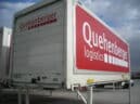 LKW Werbung für Quehenberger