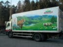 LKW Werbung für Almenland