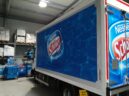 LKW Werbung für Schöller