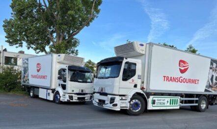LKW Werbung für Transgourmet