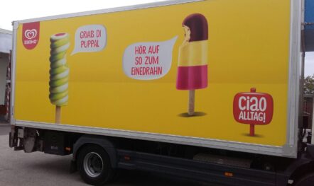 LKW Werbung_Eskimo