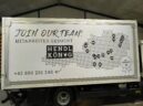 LKW Werbung für Hendl König