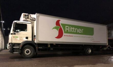 LKW Werbung für Rittner Foodservice
