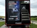 Slender LKW Werbung für KRONE
