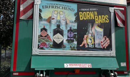LKW Werbung für Getränkehaus Krause