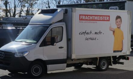 LKW Werbung für Frachtmeister