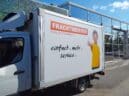 LKW Werbung für Frachtmeister