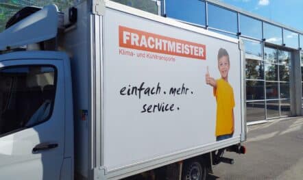 LKW Werbung für Frachtmeister