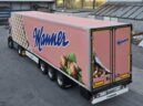 LKW Werbung für Manner