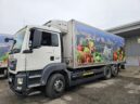 LKW Werbung für Laimer