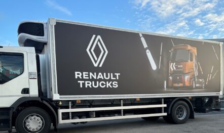 LKW Werbung für Renault Trucks