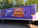 LKW Werbung für Milka