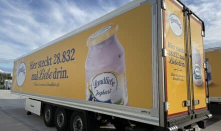LKW Werbung für Culina