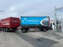 LKW Werbung für Quehenberger