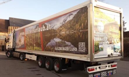 LKW Werbung für gasteinerurlaub.at