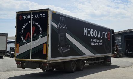 LKW Werbung für Elflein