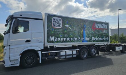 LKW Werbung für 4media