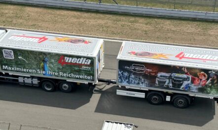 LKW Werbung für 4media